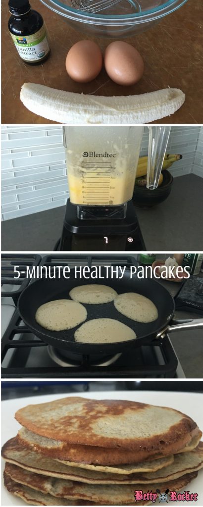 5 min healthy pancakes