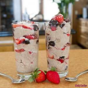 cherry chia seed pudding